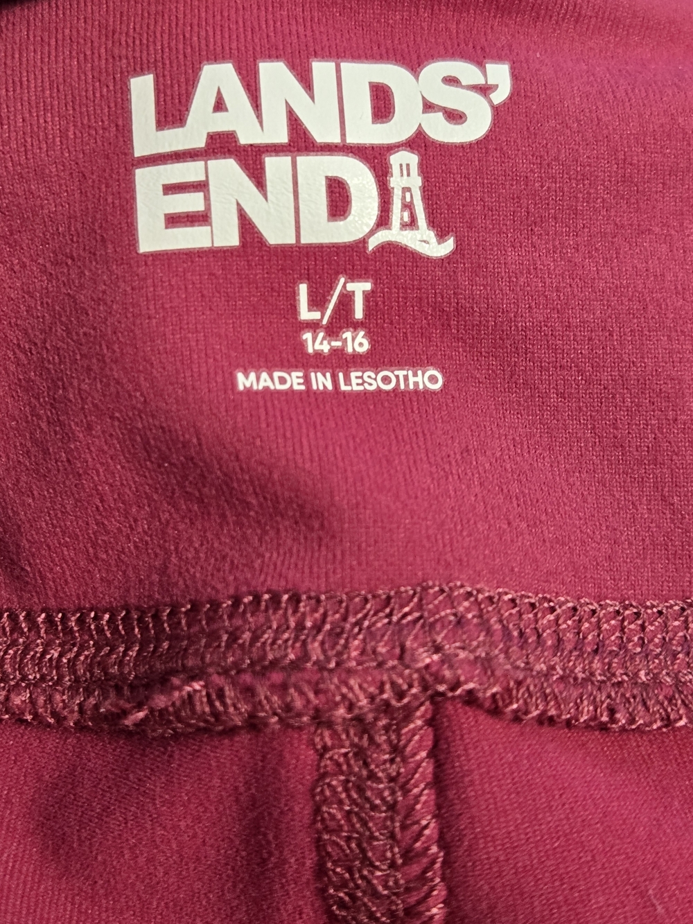 Lands' End Active Shorts Womens 14-16 Pink Pull On Athleisure Pockets - Picture 3 of 6